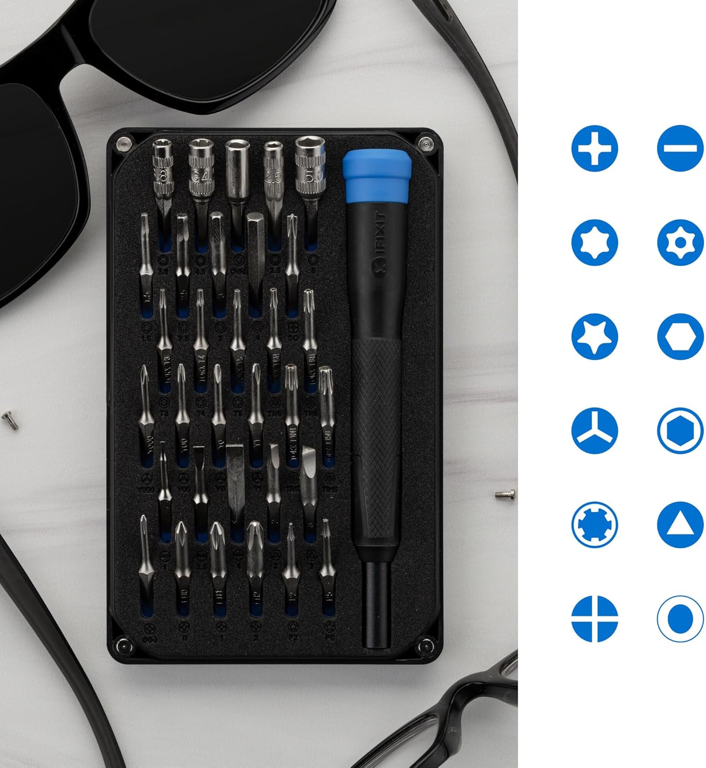 Precision Screwdriver Kit with - Electronics Repair Images avis et prix