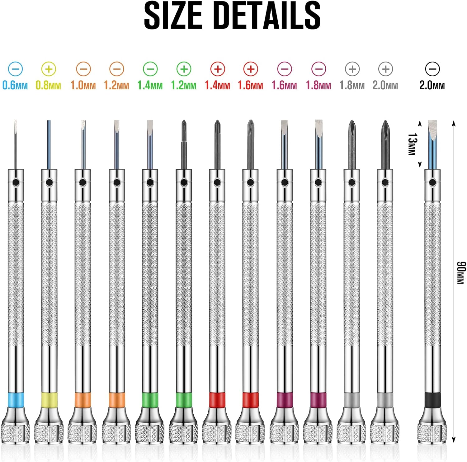 13 Pieces Jeweler Screwdriver  - Electronics Repair Images avis et prix