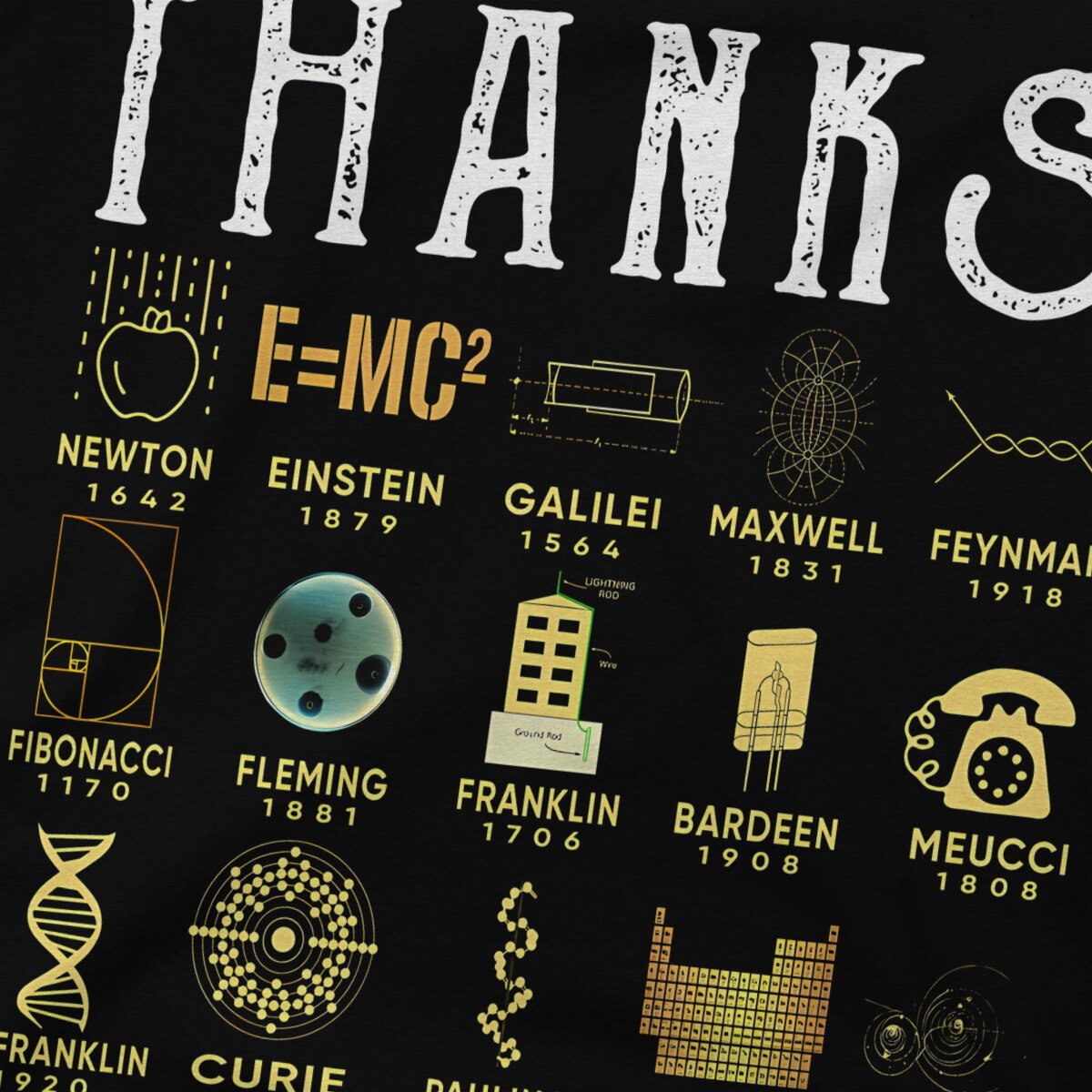 Thanks Scientists Graphic TShi - Electronics Repair School avis et prix